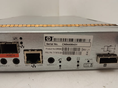 HPE MSA 2040 10GbE iSCSI FC SAN Controller Unit 717870-001 C8R09A