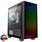 GameMax Mini Abyss ARGB mATX PC Black Gaming Case w/ Infinity RGB Front Panel