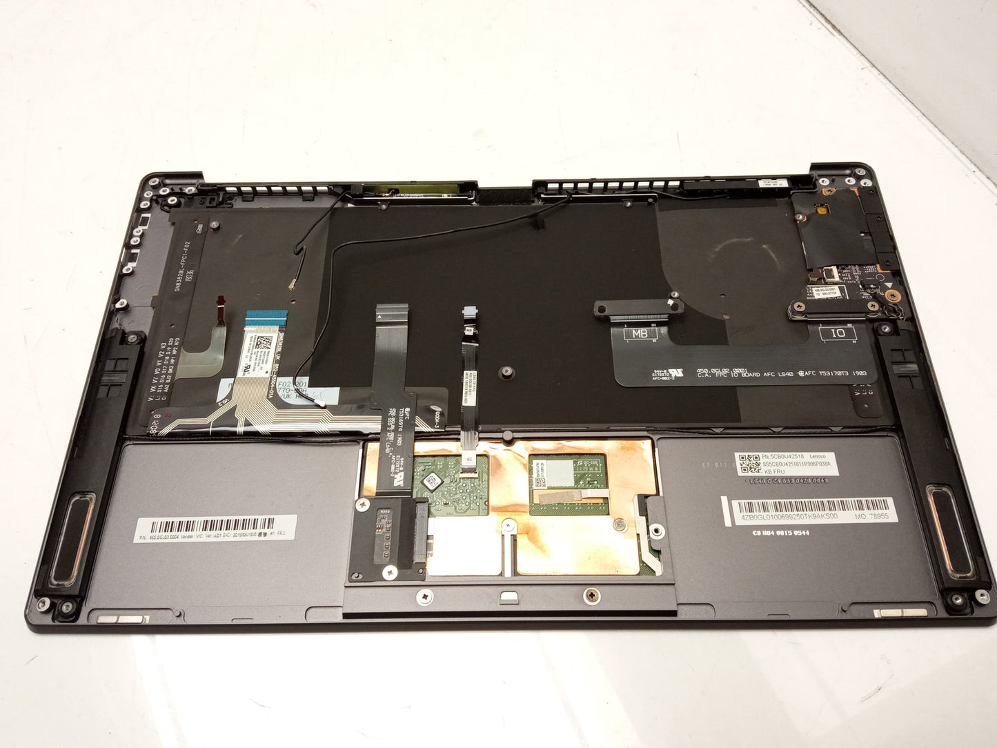 Lenovo Yoga 81Q7 14" Laptop Keyboard Touchpad Palmrest Assembly 5CB0U42518