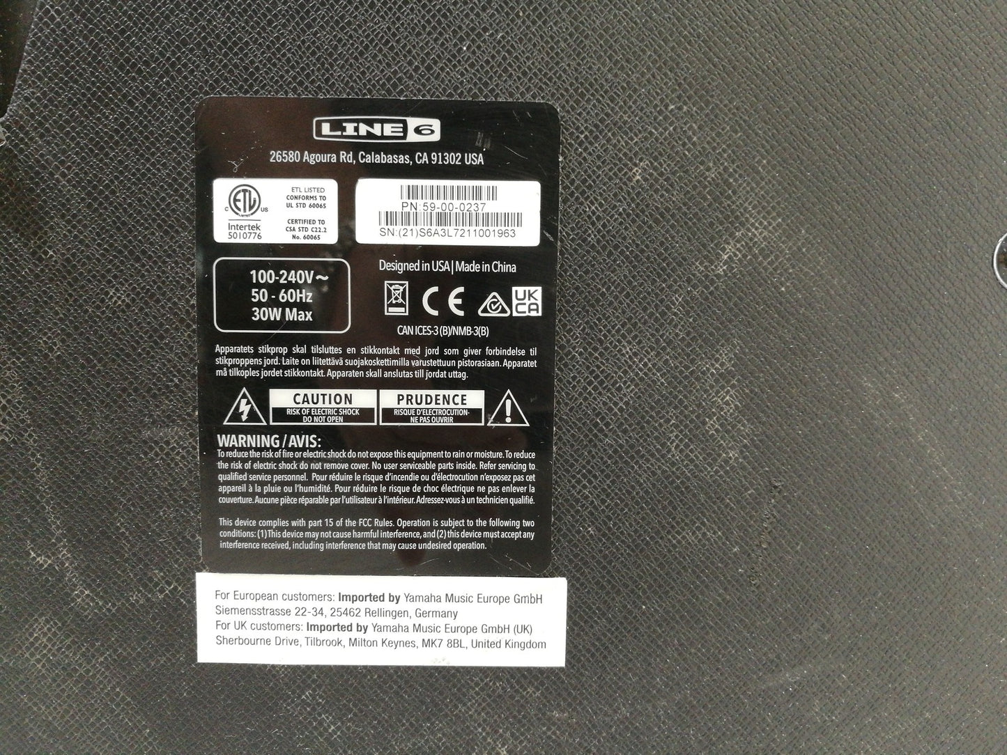 Line 6 Spider V 20 20 Watts Guitar Combo Amplifier