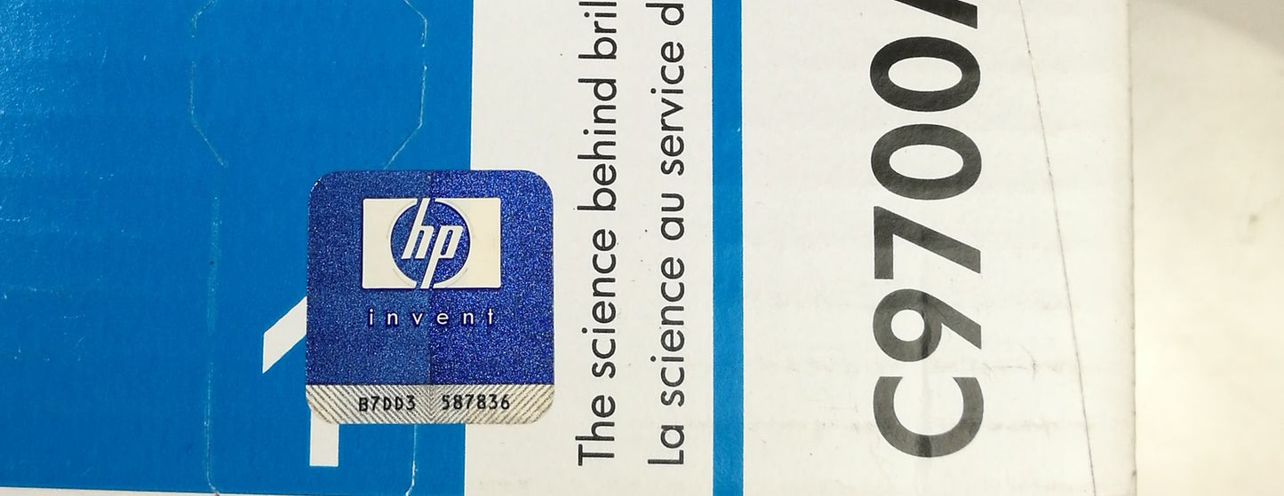 Genuine HP C9700A Black Toner Print Cartridge for LaserJet 1500 2500