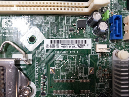 HP Compaq Elite 8100 SFF Socket LGA1156 Motherboard 531991-001 505802-001