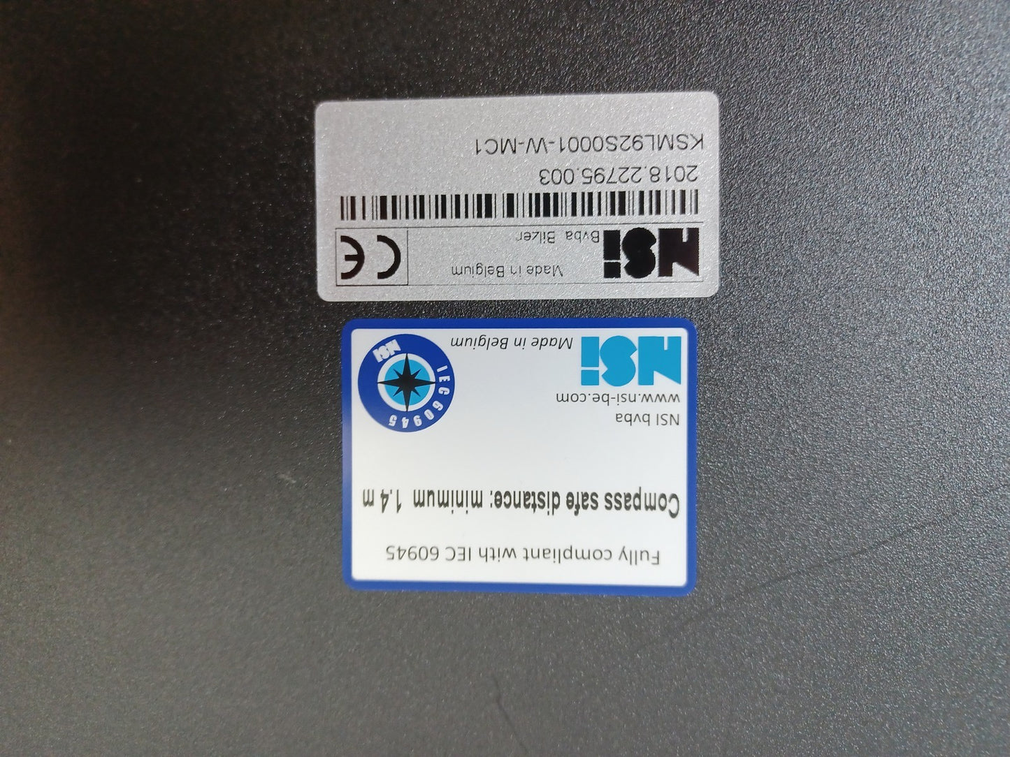 NSI KSML92S0001-W-MC1 Marine/ECDIS Backlit Keyboard IEC60945