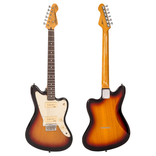 Vintage V65 V65HTSB ReIssued Hard Tail Electric Guitar ~ Tobacco Sunburst