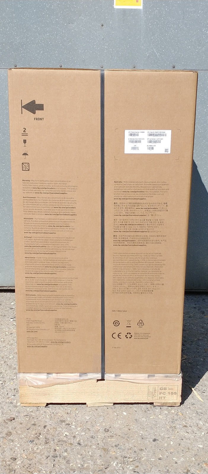 HP V1R28A 3D HR PP Polypropylene Material 300L 100KG