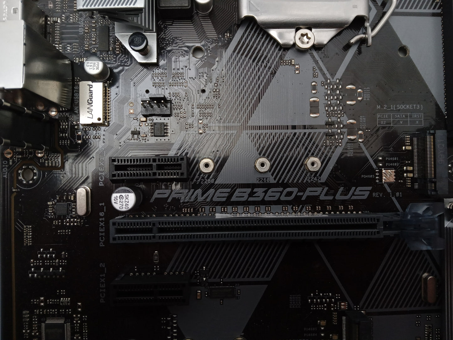 ASUS Prime B360-PLUS LGA1151 DDR4 Motherboard With I/O Shield - Bent Pins