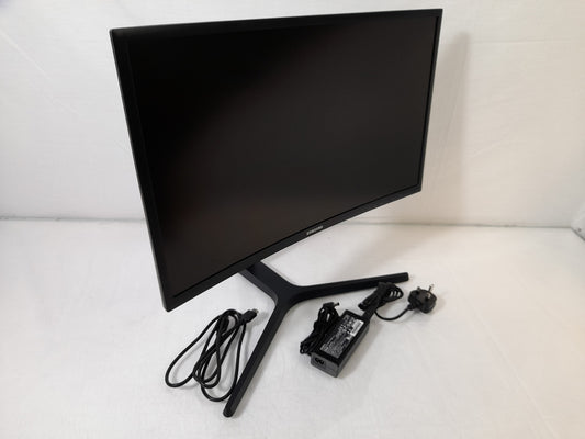 Samsung C24FG73FQU 24" HDMI DP 1920 x 1080 Monitor With Stand - Cracked Bezel