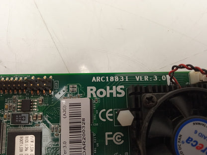 Arcea ARC 1883I Ver:3.0 SAS SATA 12Gb/s 8 Port 2GB Cache RAID Card With Battery