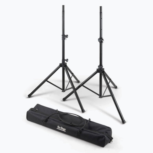 On-Stage Aluminium Speaker Stand With Carry Bag ~ Pair