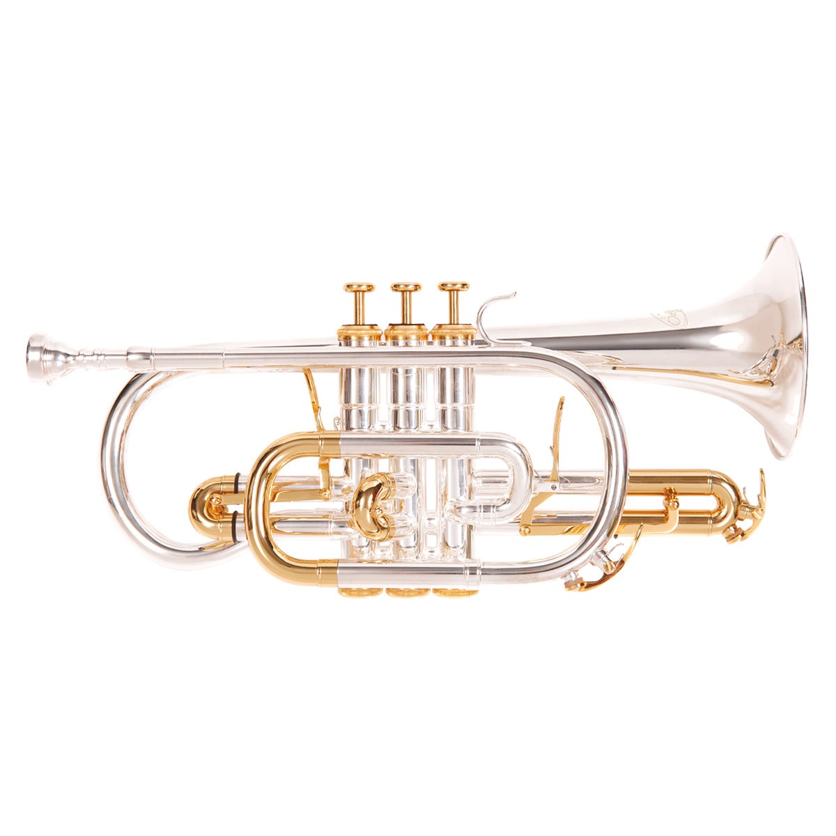 Odyssey Premiere 'Bb' Silver Plated Cornet Outfit - With Carry Case