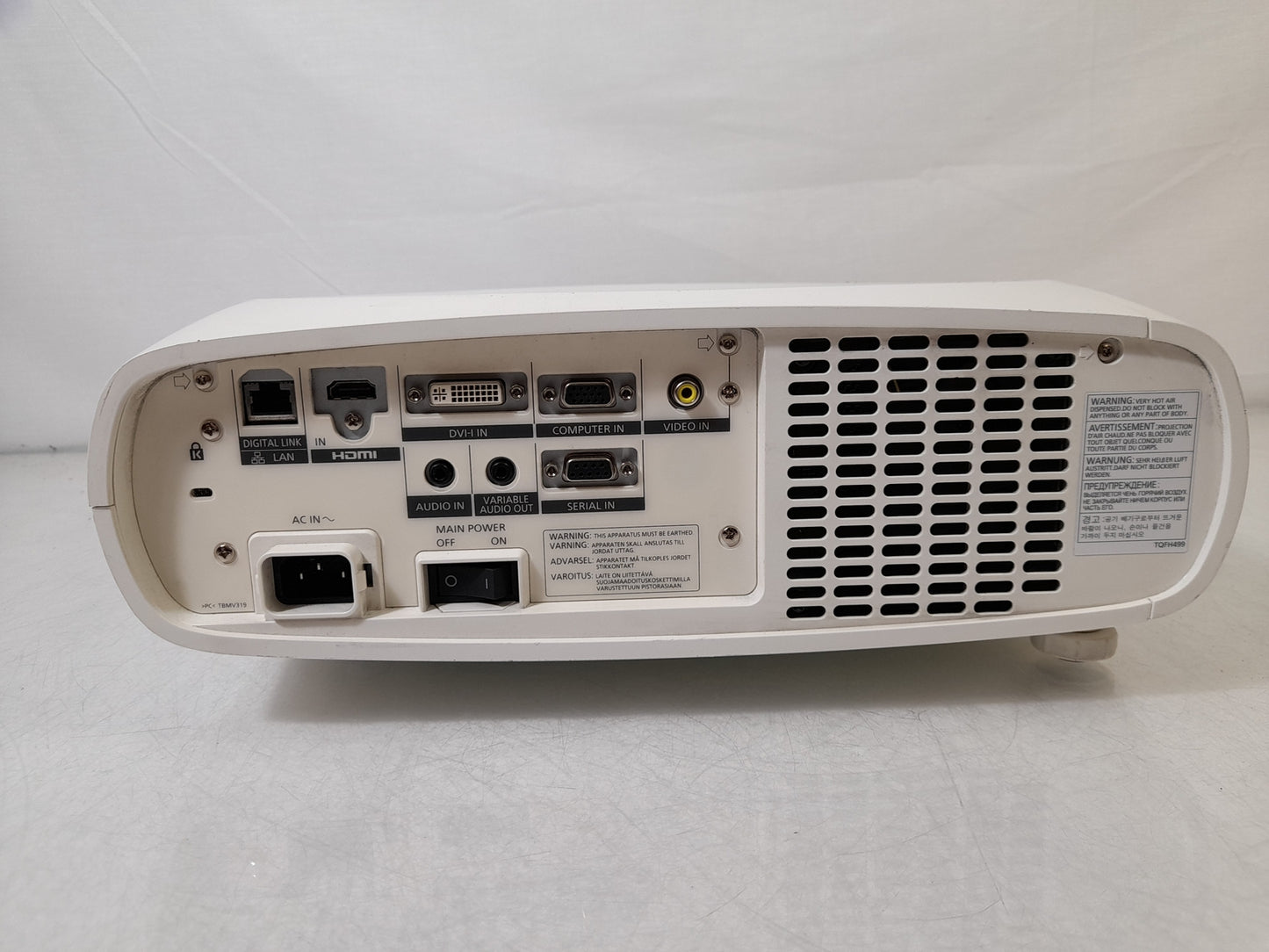 Panasonic PT-RZ370EA 1920x1080 DLP Projector - 24,717 Lamp Hours