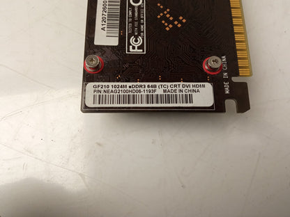 Palit NVIDIA GeForce 210 1GB VGA DVI HDMI Video Graphics Card NEAG2100HD06-1193F