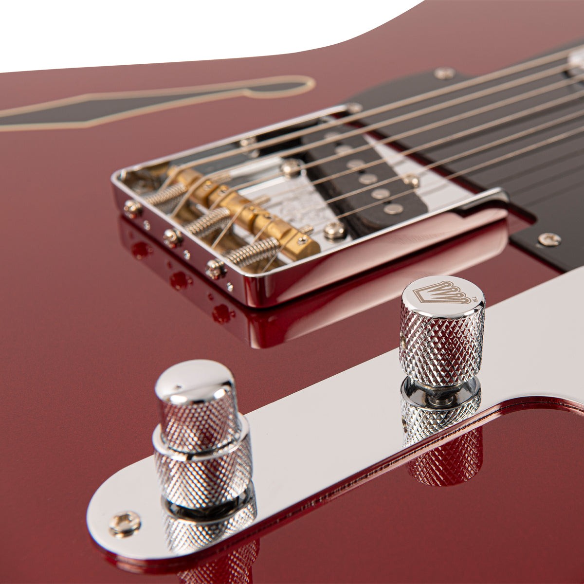 Fret-King Country Squire Stealth Electric Guitar ~ Candy Apple Red