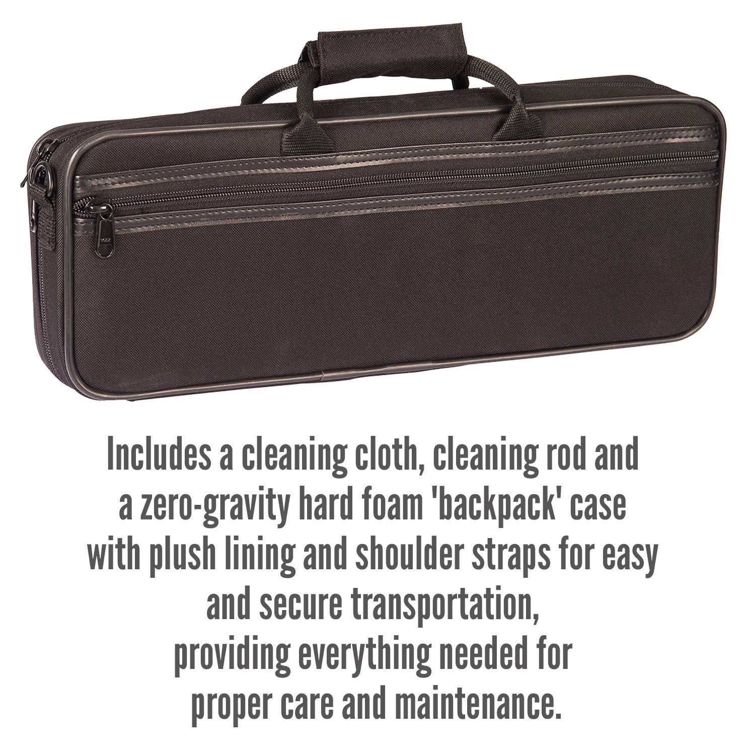 Odyssey Debut Curved Head Closed Hole 'C' Flute Outfit - With Case