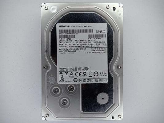 Hitachi Ultrastar HUA723030ALA640 3TB 3.5" Desktop Hard Drive SATA