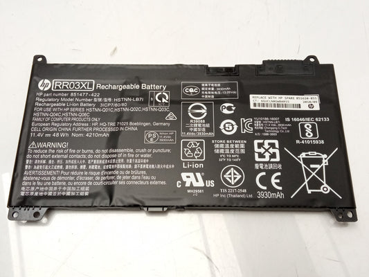 HP 48Wh 11.4V 4210mAh Replacement Laptop Battery RR03XL 851610-855