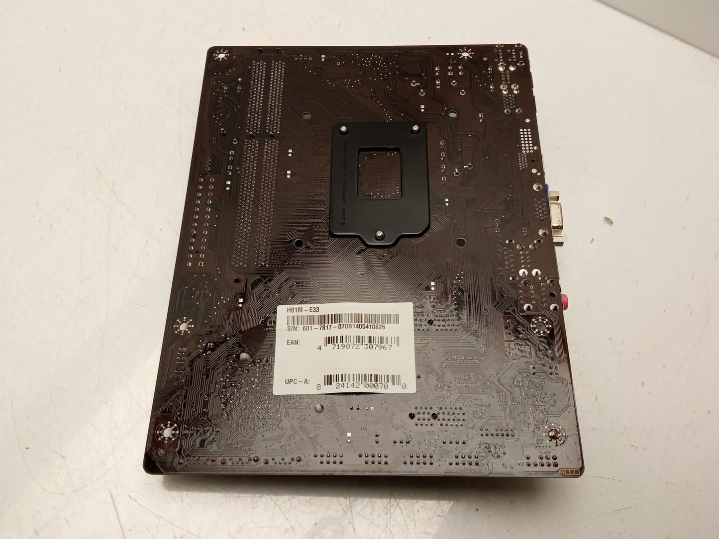 MSI H81M-E33 Socket LGA1150 Micro ATX Motherboard With I/O Shield