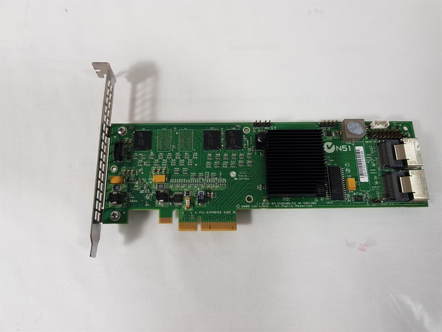 LSI MR SAS 8708ELP 8 Port 3Gb/s SAS Raid Controller L3-01116-11A