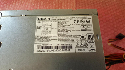 Liteon 220W Desktop PSU ATX Power Supply Unit PE-5221-01