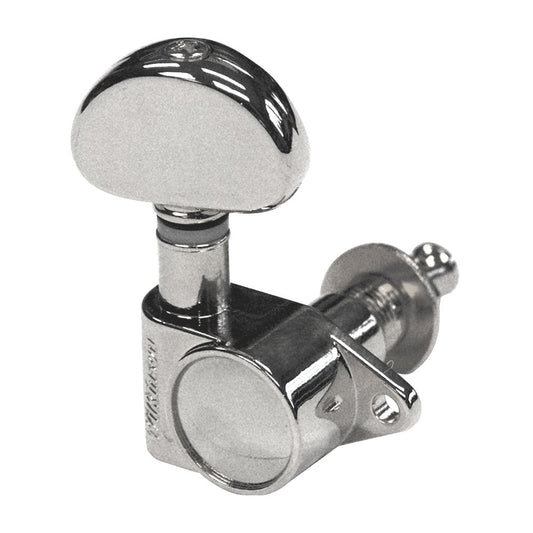Wilkinson WJ303CR Guitar Machineheads ~ Kidney Button ~ Chrome