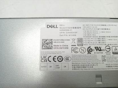 Dell OptiPlex 5090 260W SFF Desktop Power Supply Unit 0WYHR8 WYHR8 H260EBM-01