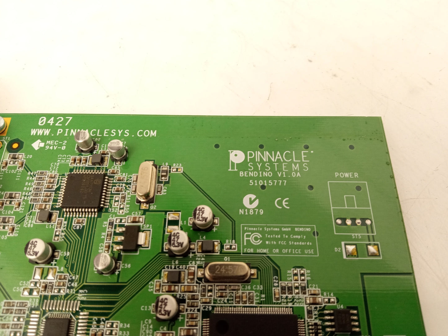 Pinnacle Systems Bendino V1.0A PCI Capture Card 51015777