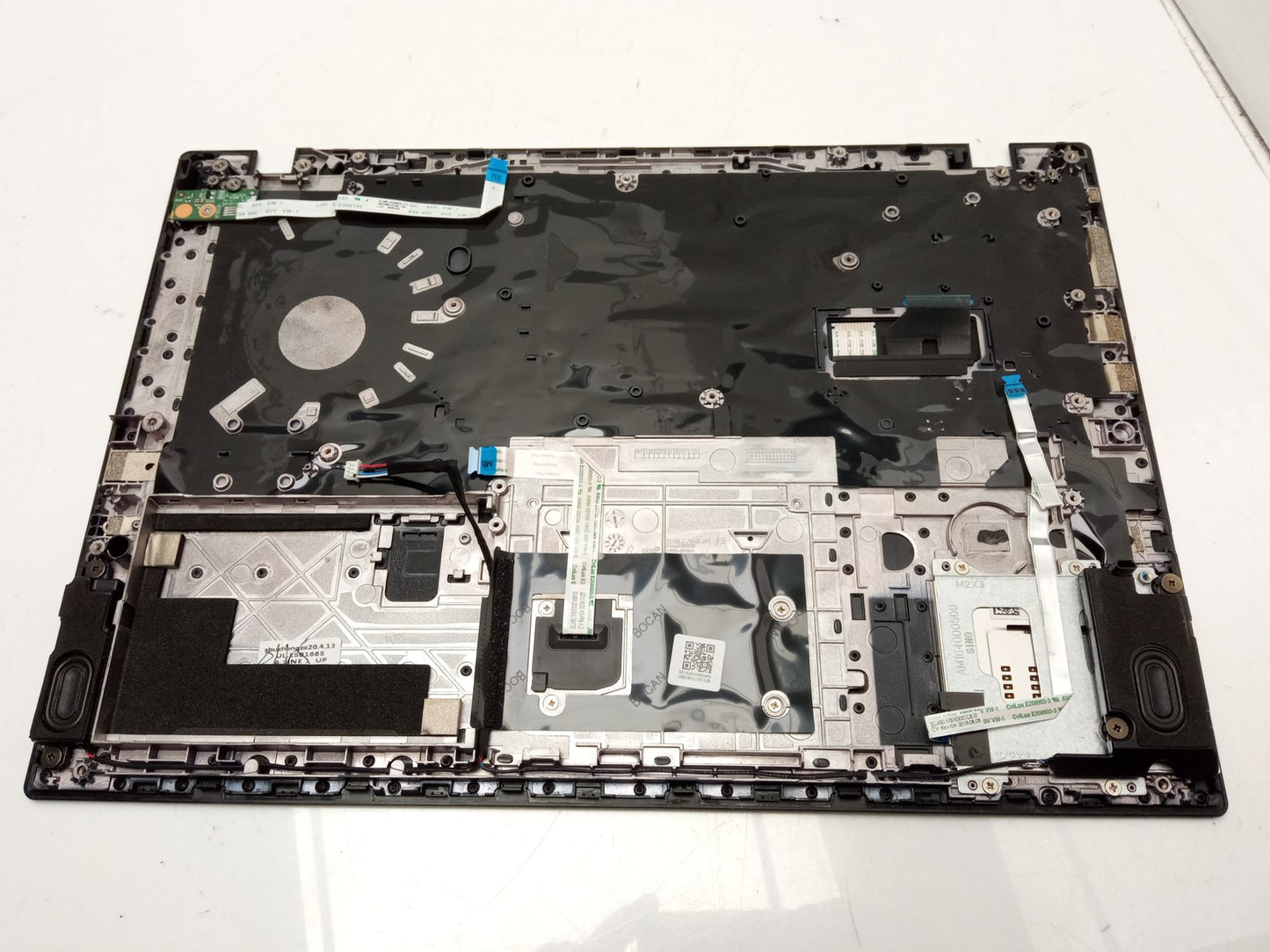 Lenovo L490 L590 Laptop UK Keyboard Touchpad Palmrest Assembly AP1AZ000900