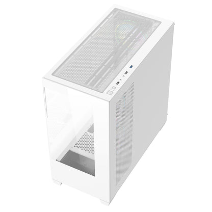 CiT Sense White Dual Tempered Glass Panelling ATX PC Gaming Case CIT-SENSE-W