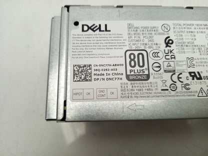 Dell Inspiron 3910 180W SFF Desktop Power Supply Unit 0NC77H NC77H AC180EBS-00