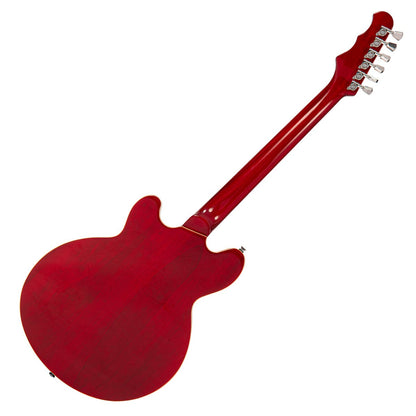 Fret-King Elise Custom Electric Guitar With Vintage Style Vibrato ~ Cherry Red