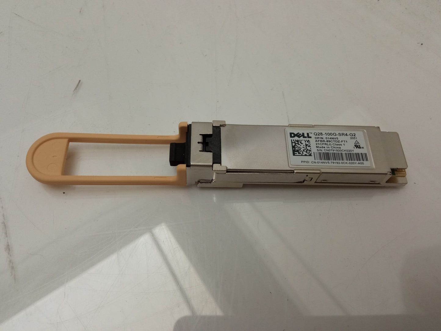 Dell EMC 100GbE QSFP28 850nm MMF Transceiver Module Q28-100G-SR4-G2 014NV5 14NV5