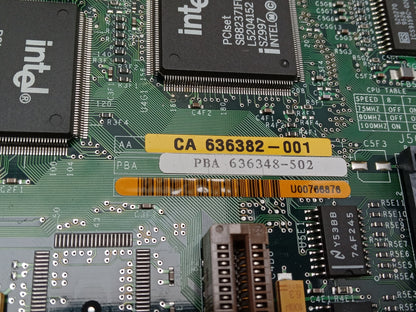 Intel Socket 5 DRAM Vintage Motherboard PBA 634468-405 CA 636382-001
