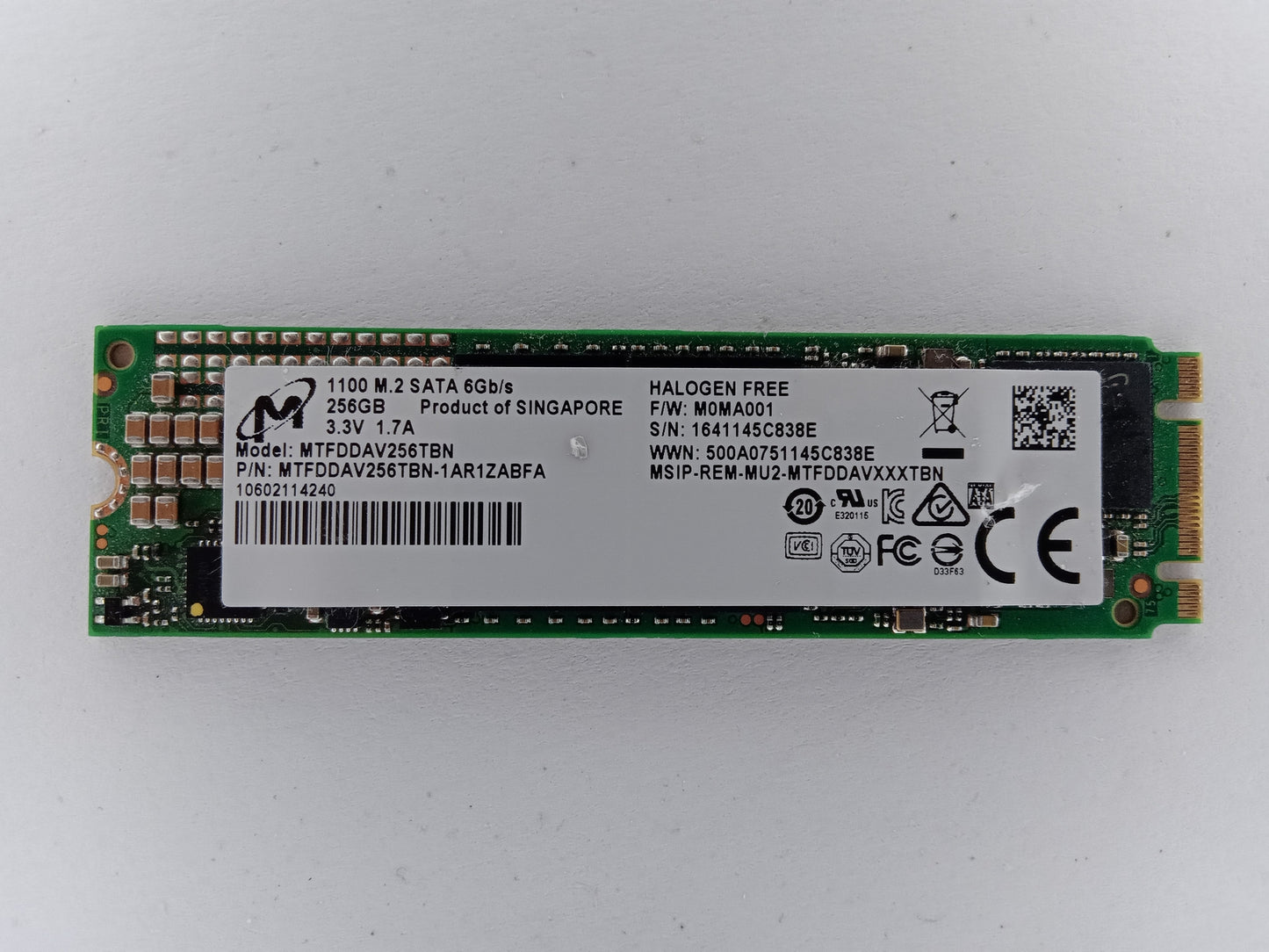 M.2 SATA Solid State Drive SSD 64GB 128GB 256GB 512GB 1TB 2TB Laptop Desktop Lot