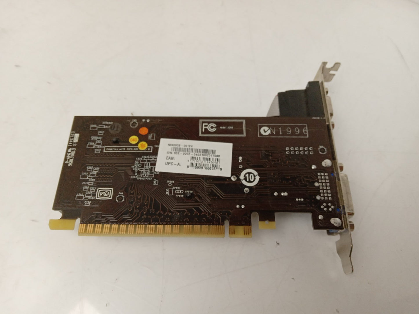 MSI GeForce 8400GS 512MB PCIe Video Graphics Card N8400GS-D512H