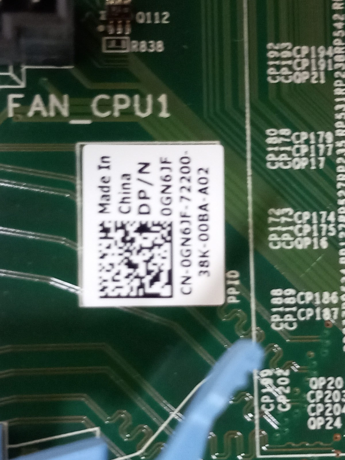 Dell Precision T5600 Dual Socket LGA2011 Motherboard 0GN6JF GN6JF