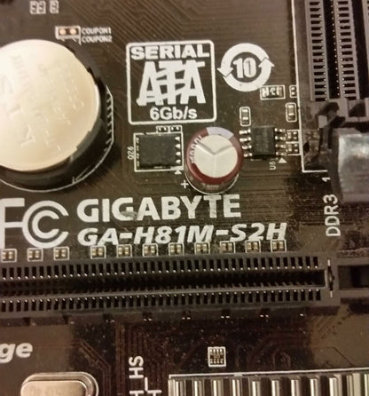 GIGABYTE GA-H81M-S2H Socket LGA1150 DDR3 Micro ATX Motherboard With I/O Shield