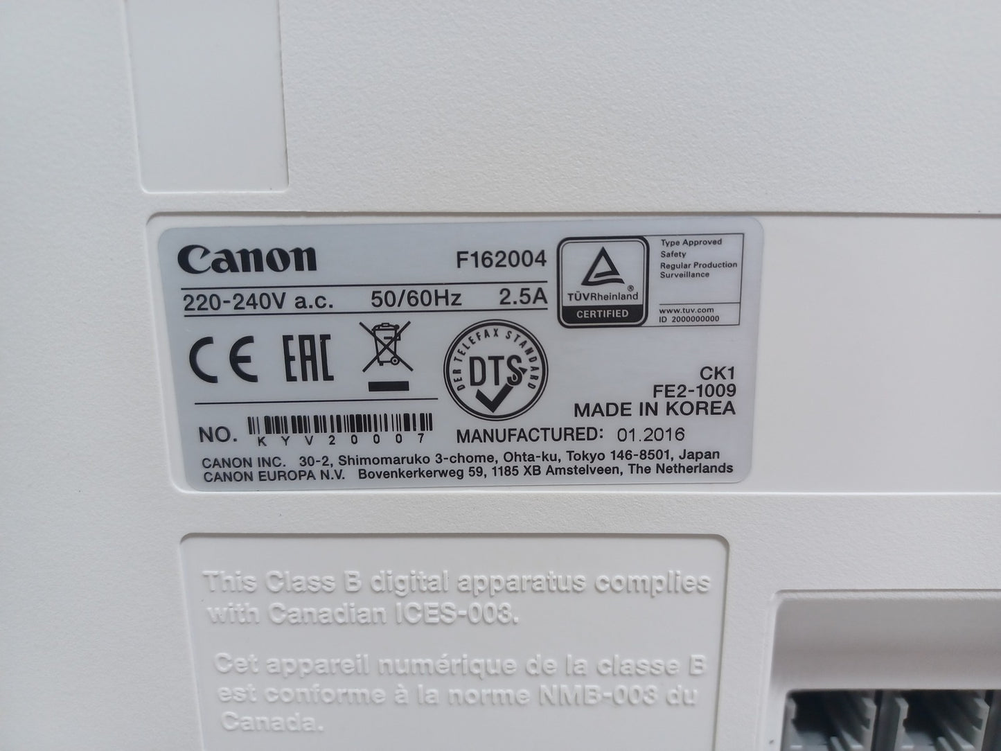 Canon i-Sensys FAX-L150 1200 x 600 DPI Monochrome Laser Printer