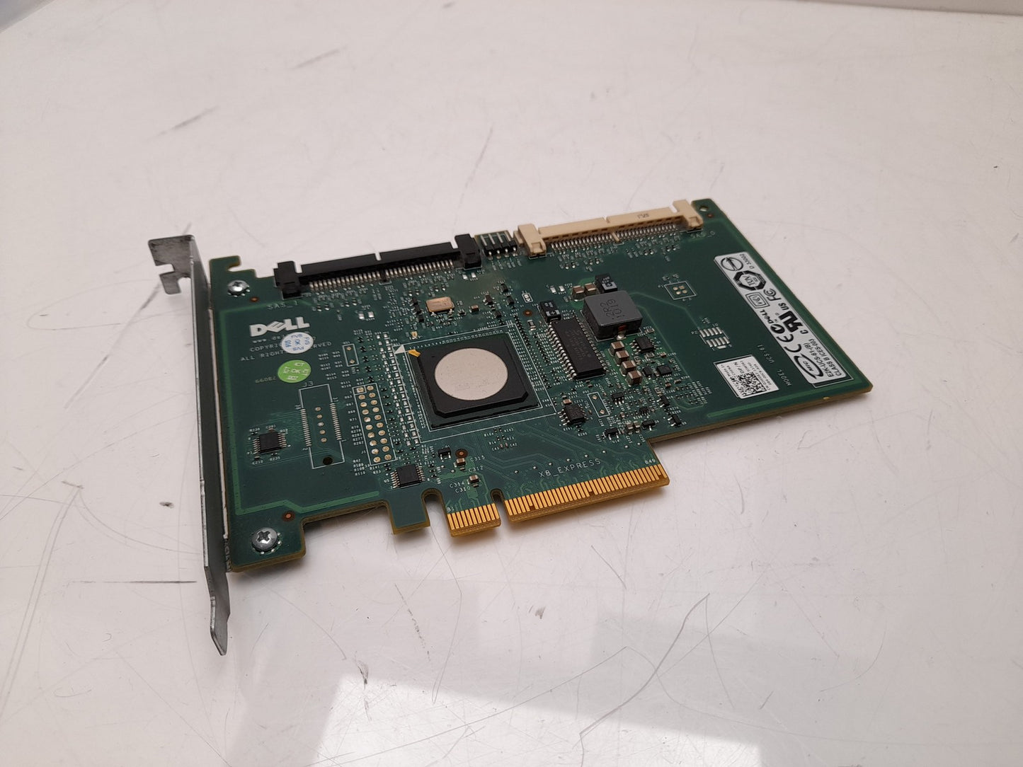 Dell PowerEdge R200 R300 6/iR SAS Adapter Card with Cables 0JW063 JW063