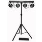 KAM Power Party Bar WFS Lights - With Lights / Stand / Footswitch & Bag