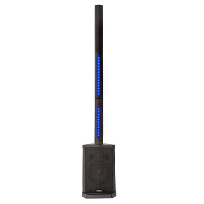 KAM KMPA600 240W Compact Tower PA System - With Lighting And Carry Bag