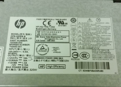 HP Pro 600 320W Power Supply Unit 702305-002 702453-002