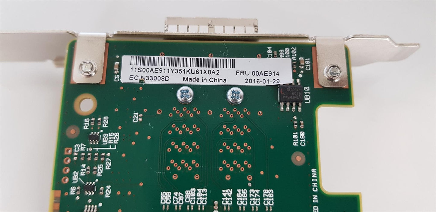 Lenovo IBM N2225 9300-8e 12Gb/s SAS/SATA Host Bus Adapter 00AE914