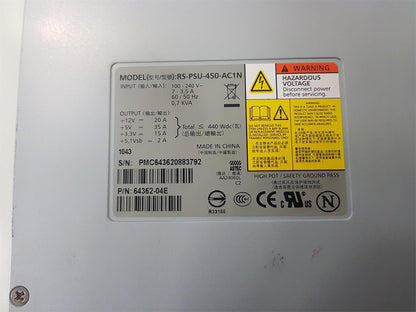 NetApp 440W Power Supply Unit RS-PSU-450-AC1N 64362-04E
