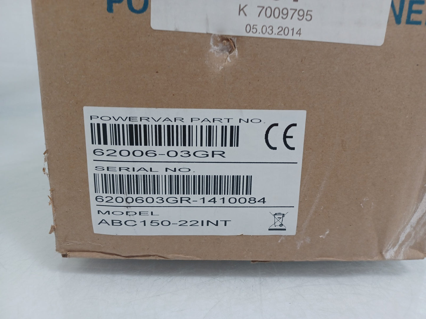 Powervar ABC150-22INT Voltage Regulator And Power Conditioner