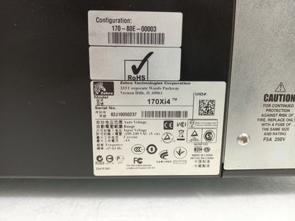 Zebra 170Xi4 Xi Series USB LAN Serial Industrial Thermal Label Printer