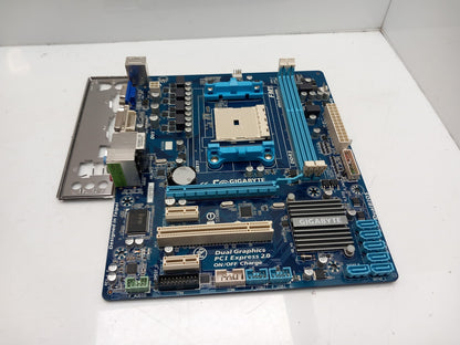 GIGABYTE GA-A55M-S2V Socket FM1 DDR3 PCIe Motherboard with I/O Shield