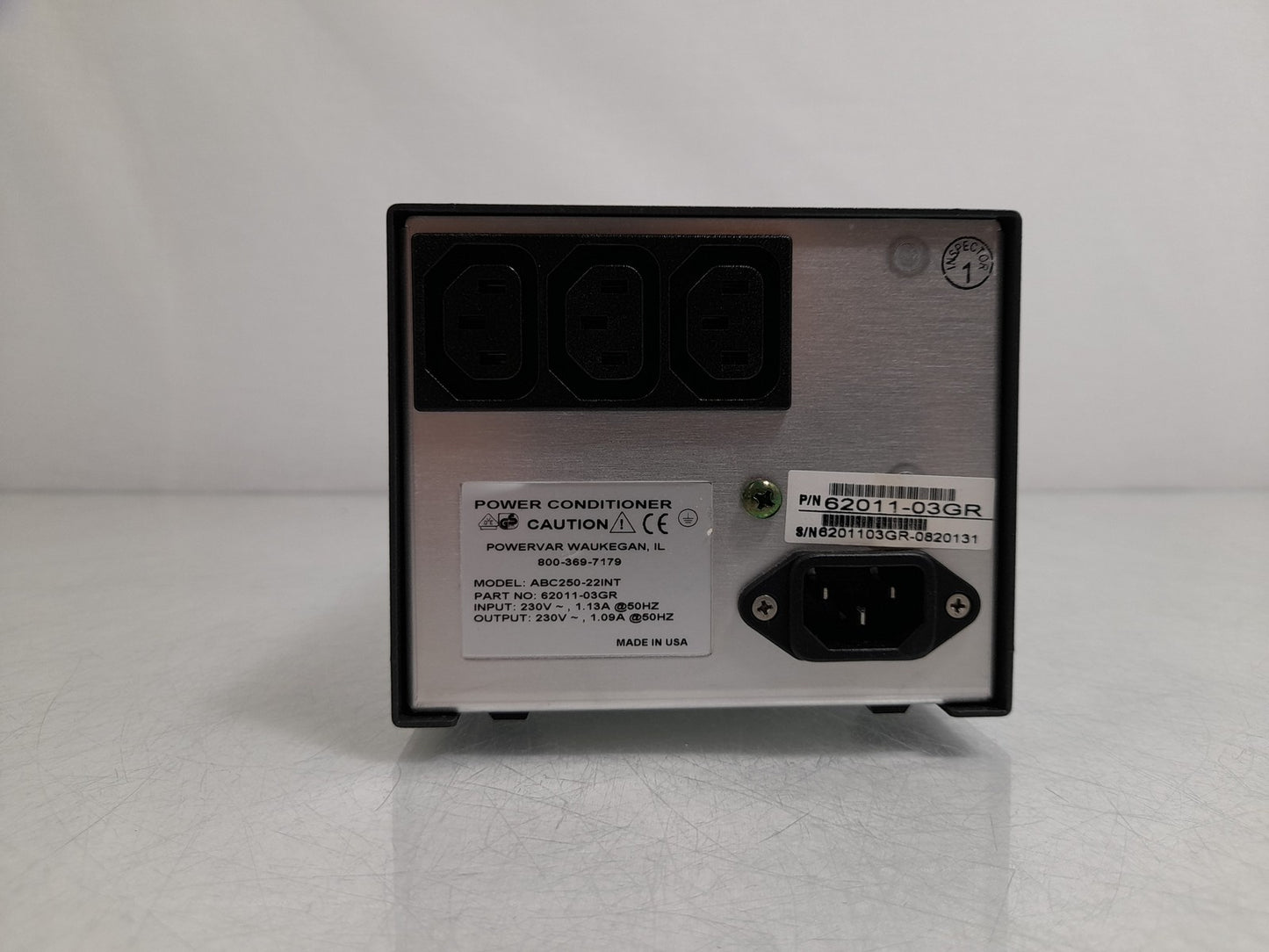 Powervar ABC250-22INT Voltage Regulator And Power Conditioner
