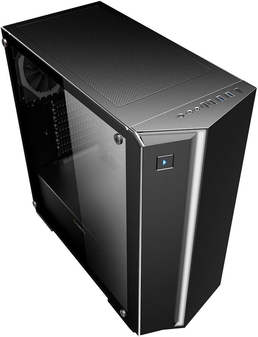 GameMax Starlight Mid-Tower Black RGB PC Gaming Case GMX-STARLIGHT