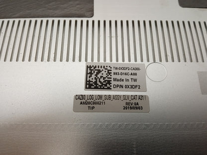 Dell XPS 13 7390 Bottom Lid Cover 0X3DF2 X3DF2