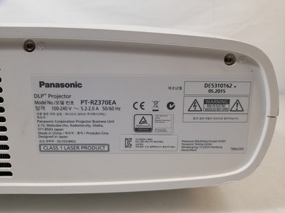 Panasonic PT-RZ370EA 1920x1080 DLP Projector - 20,415 Lamp Hours